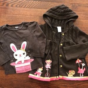 Gymboree shirt and sweater